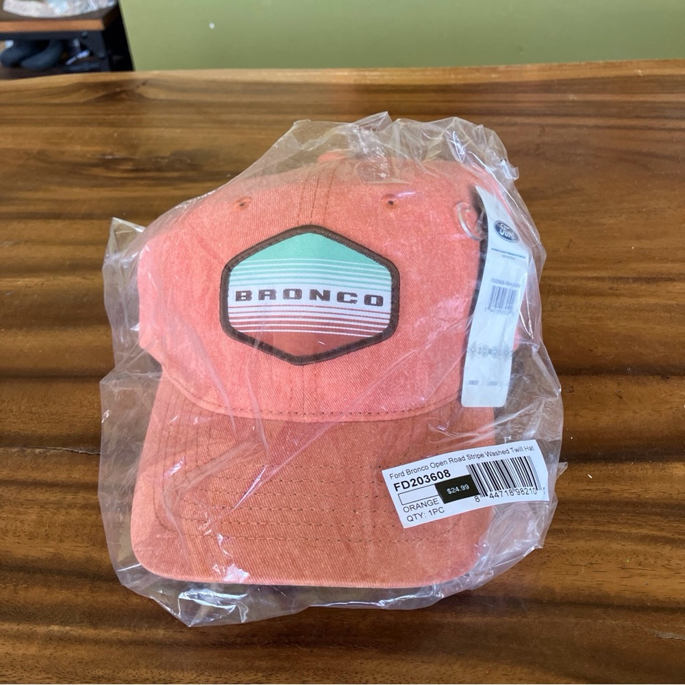Ford Bronco Orange Cap
